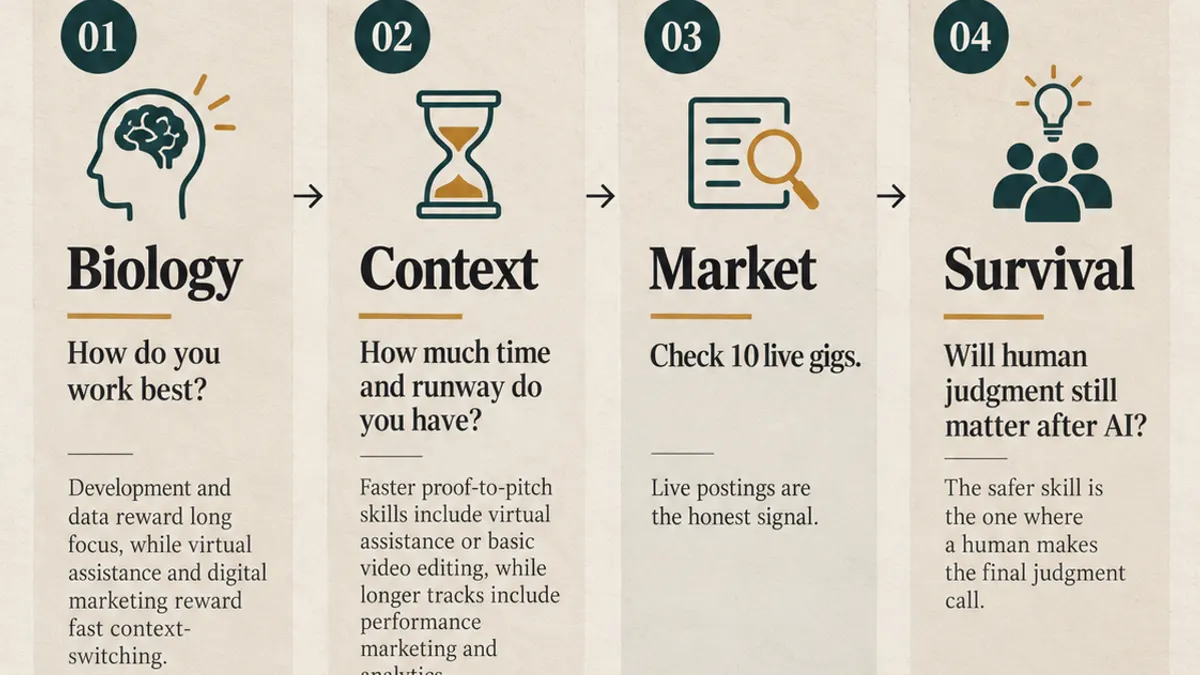 Four checkpoint protocol for selecting a freelance skill Four checkpoint protocol for selecting a freelance skill