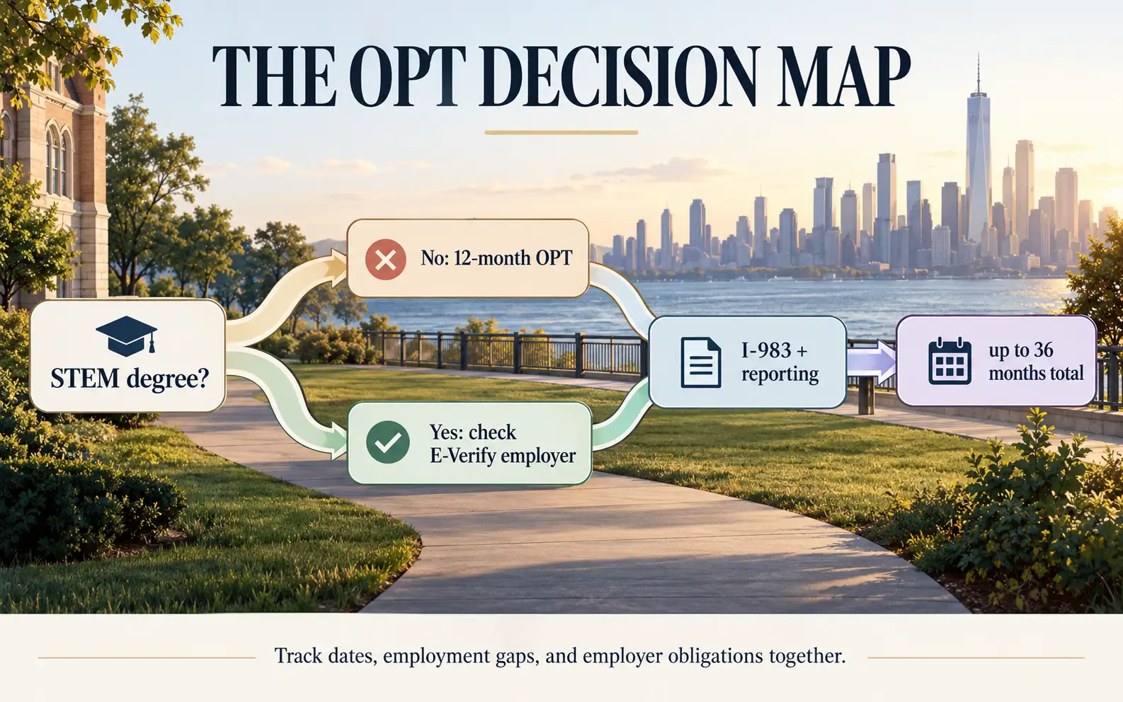 Checklist of employer requirements that change under the 24-month STEM OPT extension