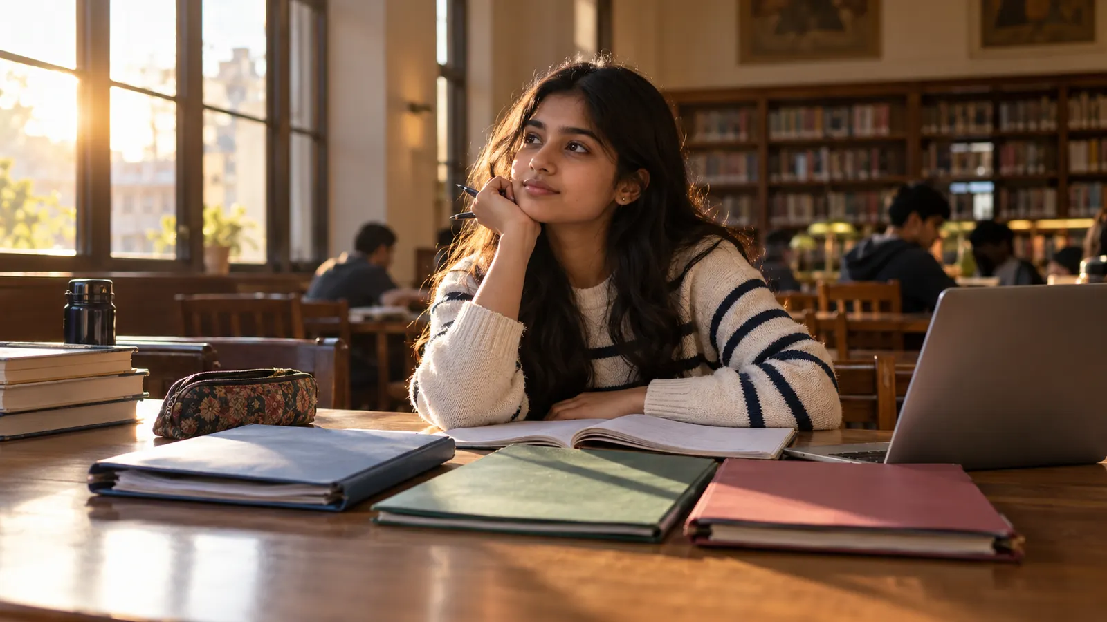 A Class 11-12 student choosing between Science, Commerce and Arts paths